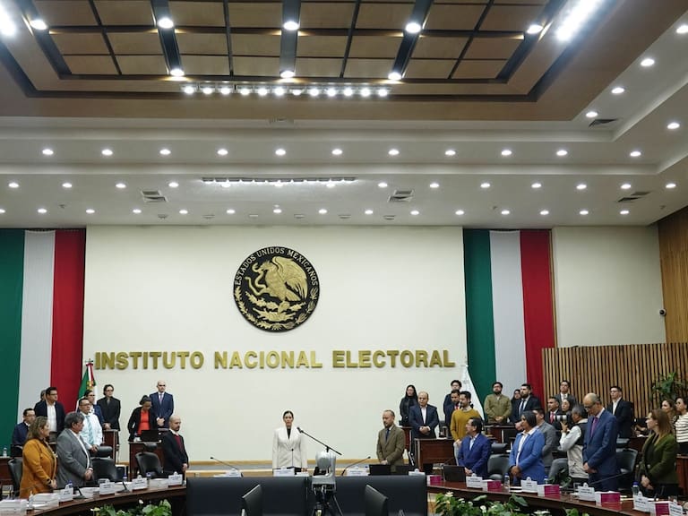 INE honra legado democrático de Cuauhtémoc Cárdenas; Consejo General guarda minuto de silencio FOTO: ROGELIO MORALES /CUARTOSCURO.COM
