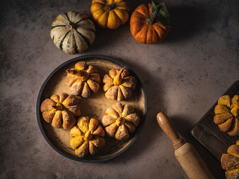 Calabaconchas, nueva tendencia en la panadería por la temporada otoñal