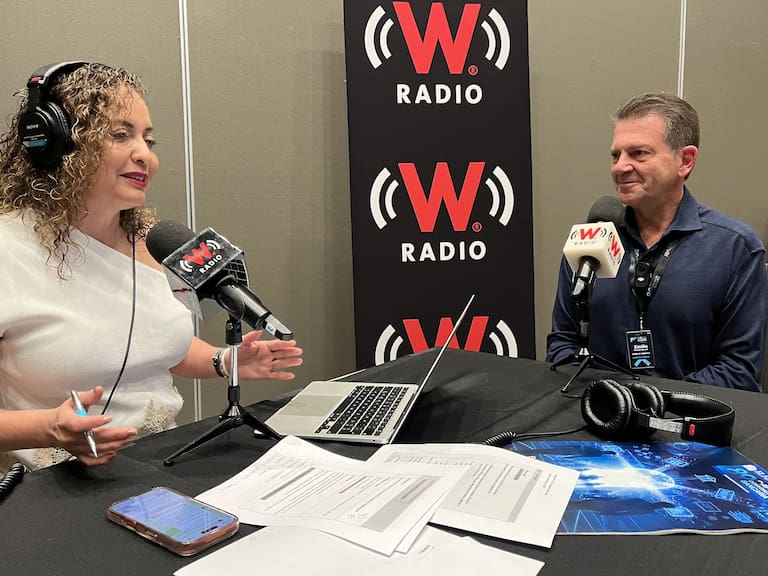 Emilio romano, presidente de la Asociación Bancaria de México (ABM) en entrevista con Jeanette Leyva Reus