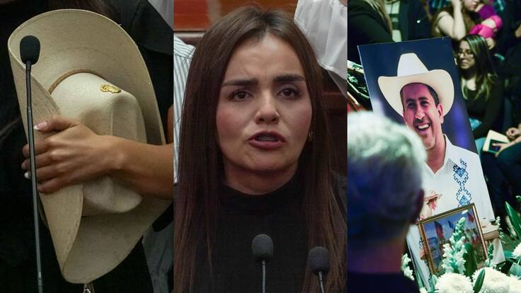Grecia Quiroz exigió a Claudia Sheinbaum justicia por Carlos Manzo: “No fue para doblar las manos”, dijo tras marcha en Uruapan