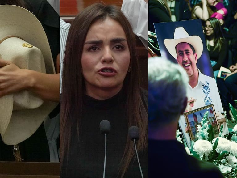 La viuda de Carlos Manzo dio su primer discurso anticipó un voto de castigo en 2027 tras una protesta en Uruapan por el funcionario asesinado