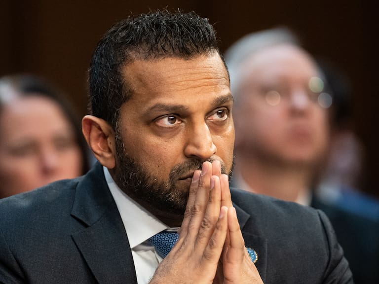 UNITED STATES - MARCH 18: FBI Director Kash Patel testifies during the Senate Select Intelligence Committee hearing on "Worldwide Threats" in the Hart Senate Office Building on Wednesday, March 18, 2026. (Bill Clark/CQ-Roll Call, Inc via Getty Images)