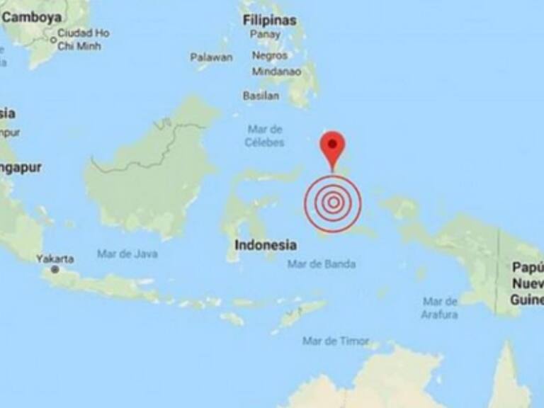 Activan alerta de tsunami tras sismo de 6.9 en las costas de Indonesia