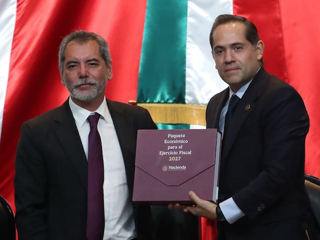 Hacienda entrega el Paquete Económico 2027 a la Cámara de Diputados: proyecta un presupuesto de 10.6 billones de pesos
