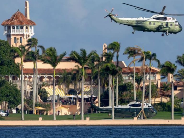 Detienen a dos personas tras tiroteo en Mar-a-Lago, residencia de Trump