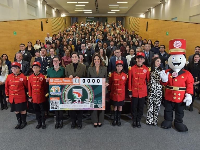 Tres décadas del Sistema Nacional de Seguridad Pública celebrados en billete conmemorativo de Lotería Nacional