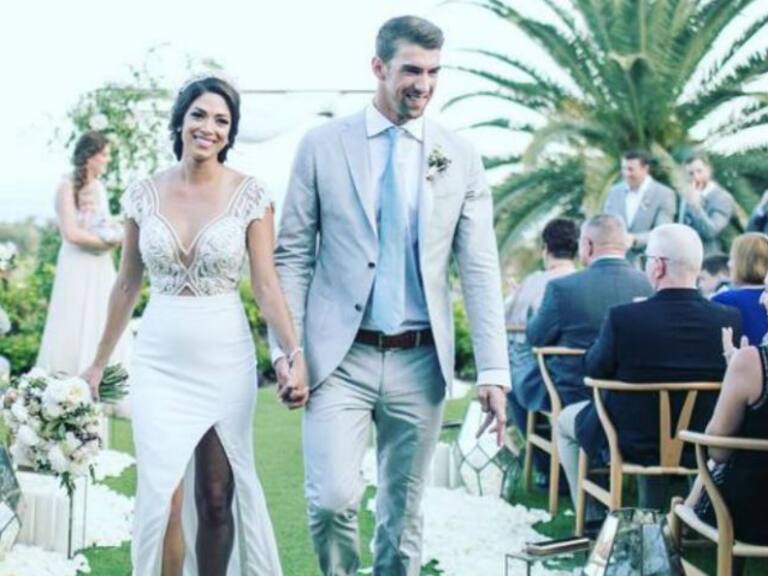 Michael Phelps comparte primeras fotos de su boda ¿En México?