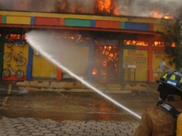 Reportan incendio en el mayor centro comercial de Nicaragua