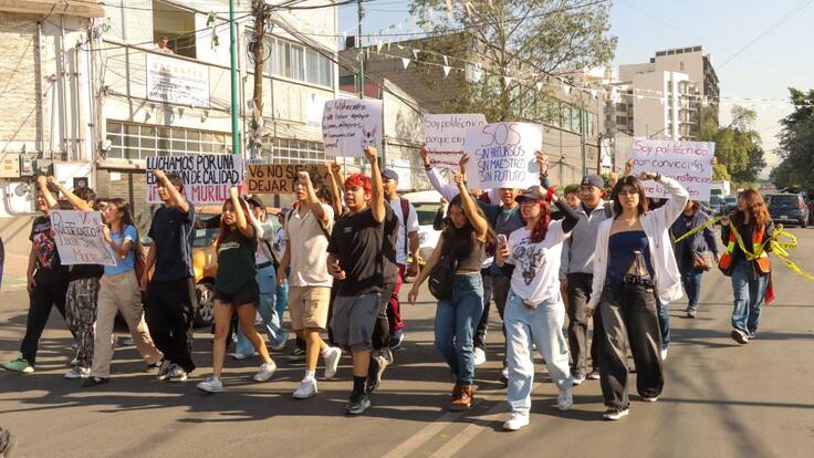 Marcha IPN: Trabajadores y estudiantes exigen mejoras en la institución; Cierres y alternativas viales por la protesta en CDMX