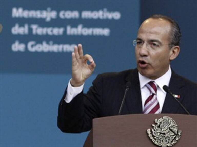 Domina tema de pobreza en discursos de Calderón