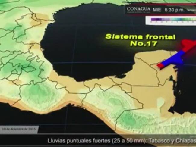 Pronóstico del tiempo del 10 de diciembre