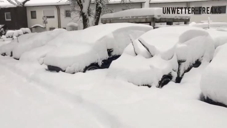 Tormenta de invierno llega a Alemania, Austria, Suiza y República Checa