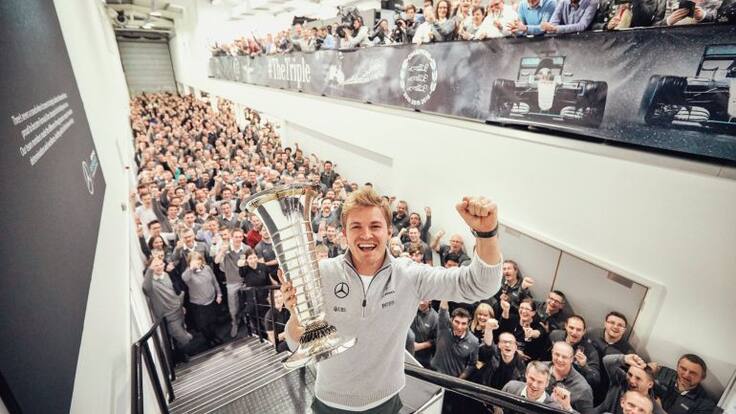 Nico Rosberg se retira como campeón mundial de Fórmula 1