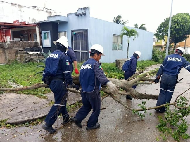 Veracruz mantiene activo el Plan Marina en varios municipios ante los efectos del Frente Frío
