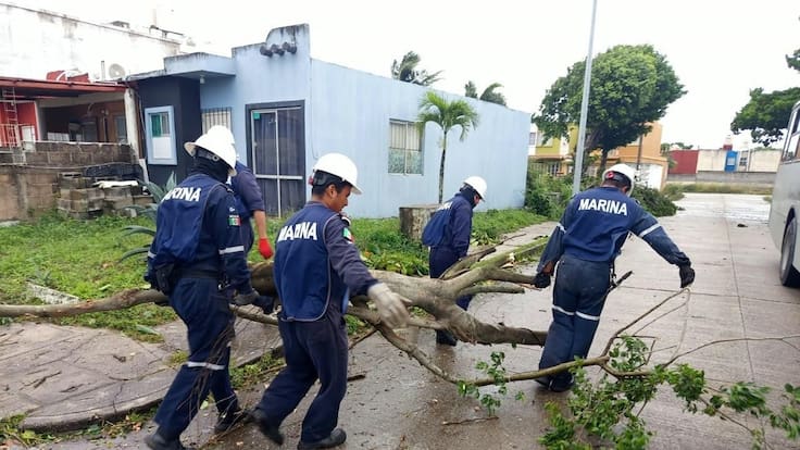 Veracruz mantiene activo el Plan Marina en varios municipios ante los efectos del Frente Frío