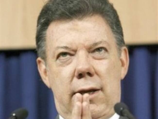 Jura Santos como presidente de Colombia