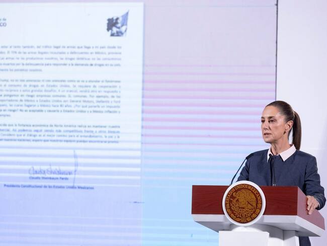 “No es con amenazas”, responde la presidenta Claudia Sheinbaum a Trump