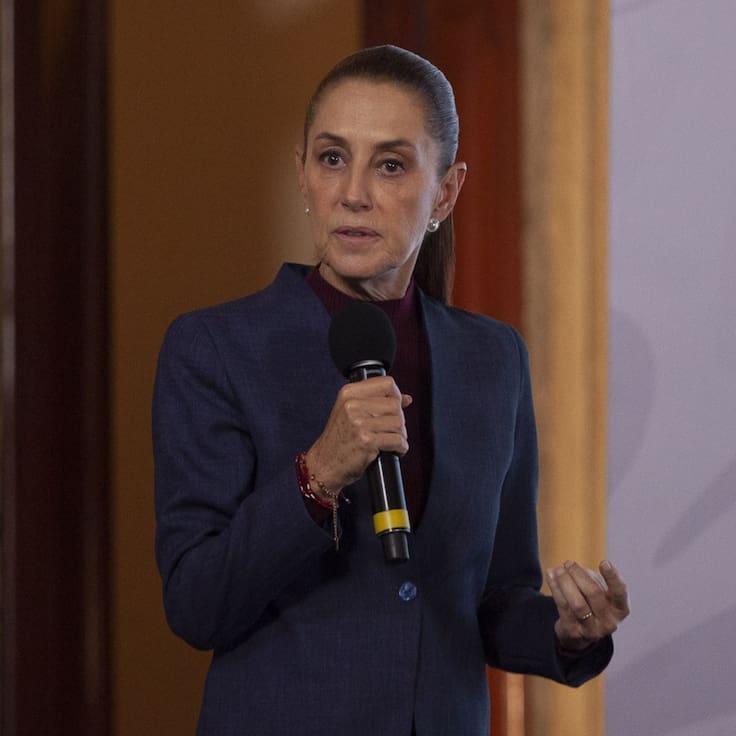 Pone en duda Sheinbaum intención de paro de transportistas… “Se reunieron con líder del PRI”