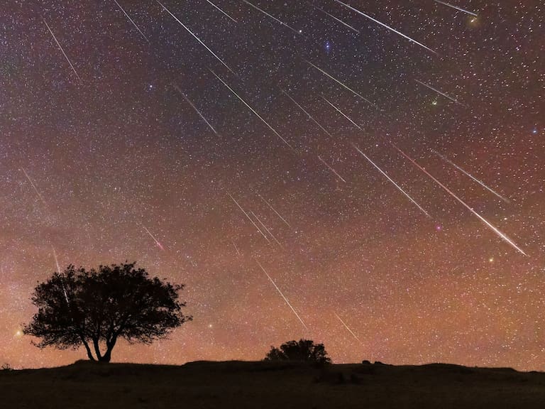 Las Líridas iluminan el cielo este 21 de abril. Getty Images