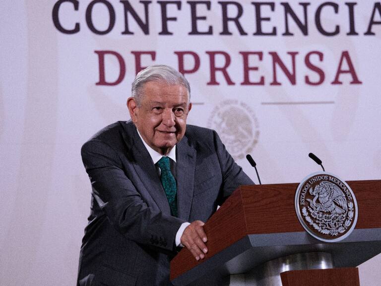 CIUDAD DE MÉXICO, 16AGOSTO2024.- Andrés Manuel López Obrador, presidente de México, durante su intervención en la conferencia matutina llevada a cabo en Palacio Nacional.
FOTO: PRESIDENCIA/CUARTOSCURO.COM