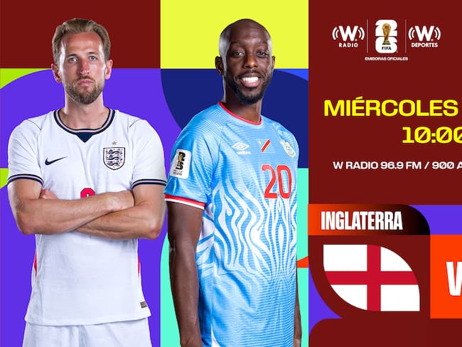 Inglaterra vs RD Congo EN VIVO: posibles alineaciones y dónde ver los dieciseisavos de final del Mundial 2026