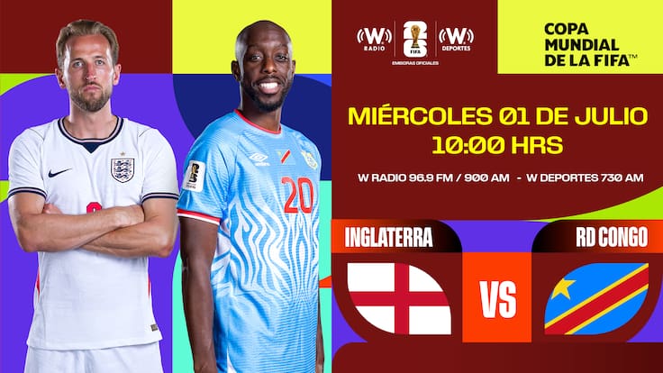Inglaterra vs RD Congo EN VIVO: posibles alineaciones y dónde ver los dieciseisavos de final del Mundial 2026