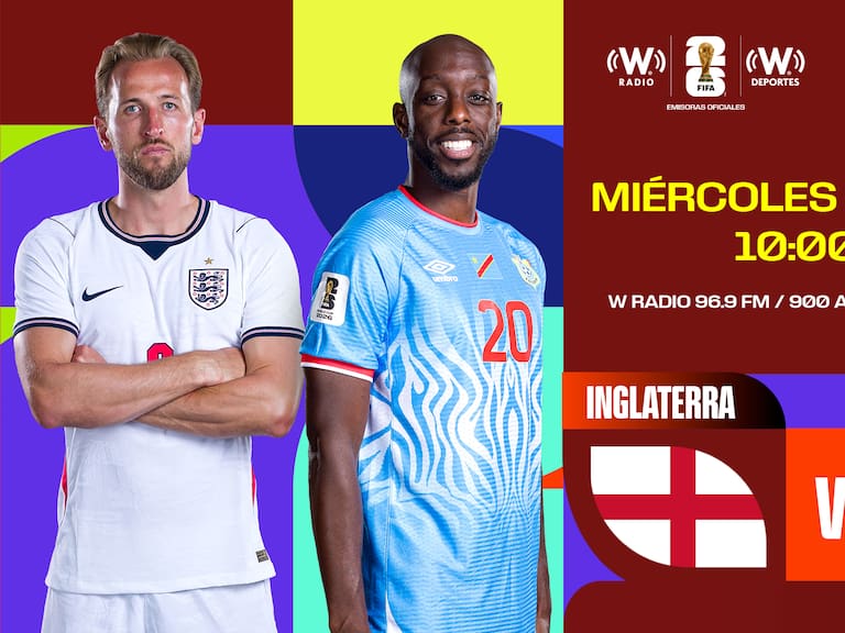 Inglaterra vs RD Congo EN VIVO