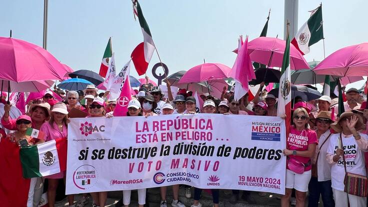 “Marea Rosa” también se manifiesta en Veracruz