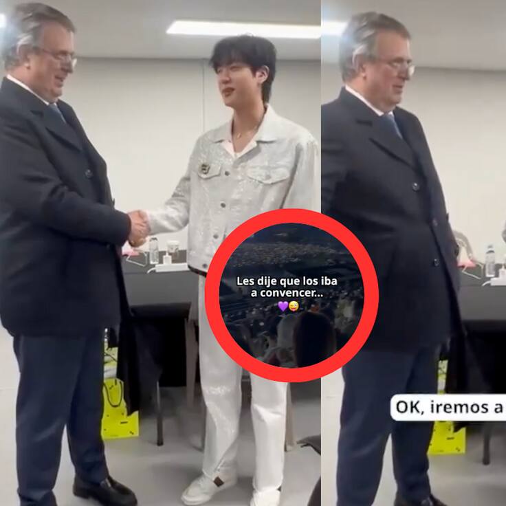 Marcelo Ebrard sube video a redes con el grupo de Kpop ‘BTS’ y argumenta, los convenció para sus conciertos en México