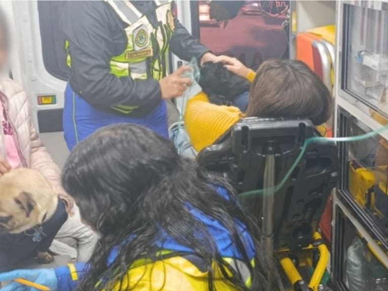 Familia y perritos se intoxican con gas natural