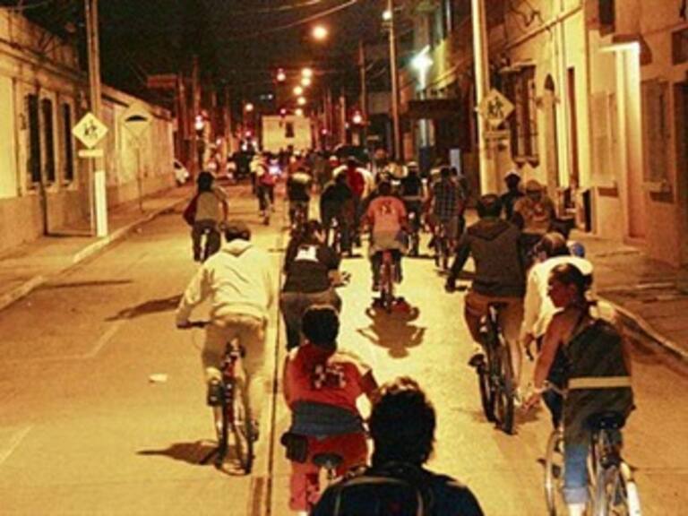 Habrá cortes viales por Paseo Nocturno en Bicicleta