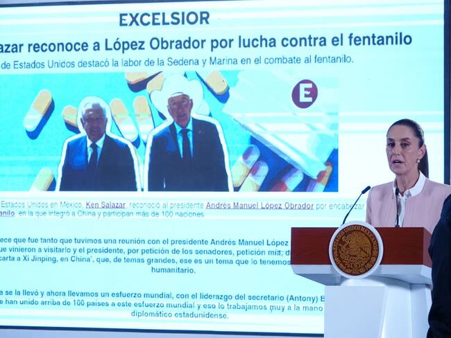 Cuestiona Sheinbaum “disparidad” de Ken Salazar sobre seguridad de México