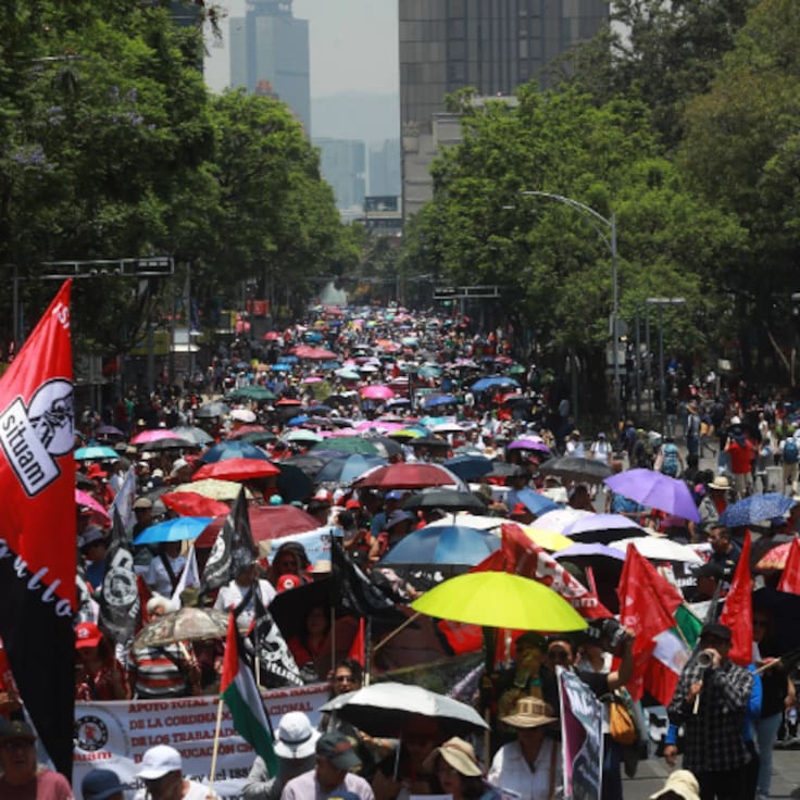 Paro Nacional CNTE paraliza CDMX: Ruta de la megamarcha y alternativas viales HOY 18 de marzo