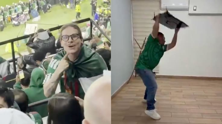 Tarjeta roja para la afición: así perdieron el control fanáticos mexicanos tras la derrota de México contra Inglaterra | VIDEO