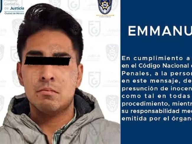Detienen a Emmanuel "N", presunto feminicida de su esposa