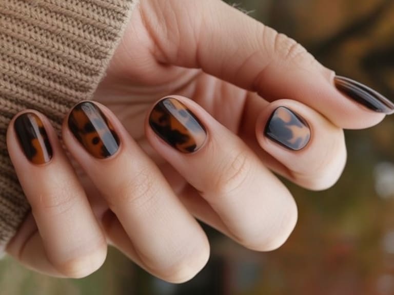 Mx - Uñas carey: la manicura con efecto tortuga que es tendencia en 2026.