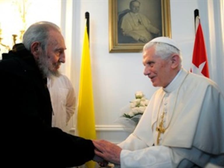 Se reúne el Papa Benedicto XVI con Fidel Castro