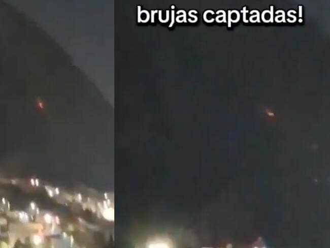 Supuestas Brujas en el Cerro de la Estrella fueron captadas por usuarios de internet, aseguran es “común” verlas | VIDEO