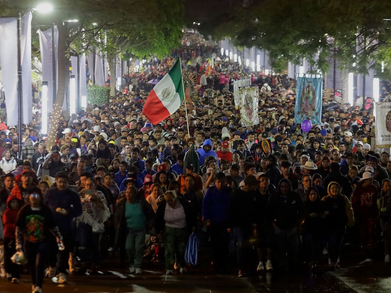 Thousands Of Pilgrims Arrive At The Basilica Of Our Lady Of Guadalupe In Mexico