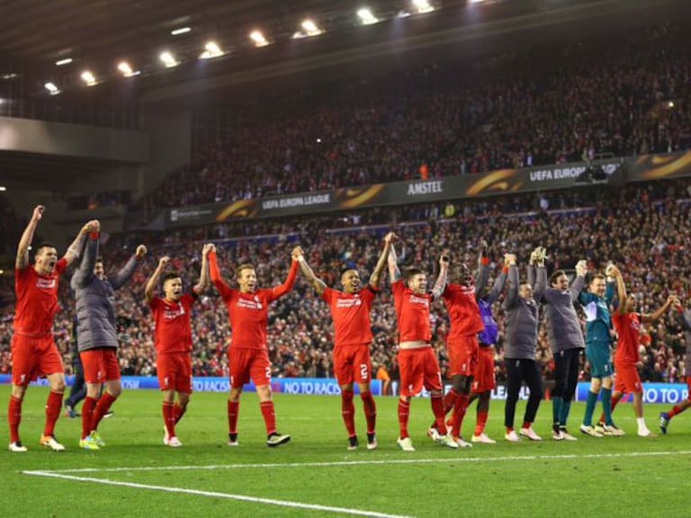 Liverpool avanzó a semifinales de Europa League de manera dramática