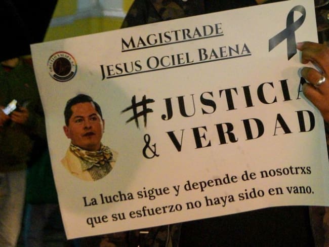 Lamenta CNDH muertes de le magistrade Jesús Ociel Baena y de su pareja