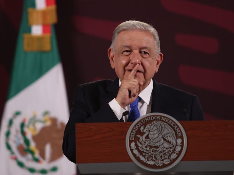 CIUDAD DE MÉXICO, 04ABRIL2024.- Andrés Manuel López Obrador, presidente de México durante conferencia de prensa en Palacio Nacional. 
FOTO: ANDREA MURCIA /CUARTOSCURO.COM
