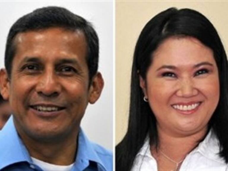 Reportan empate entre Humala y Fujimori en sondeos peruanos