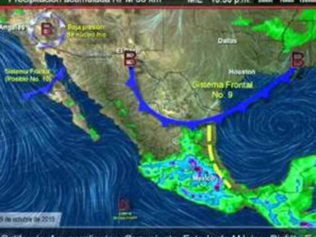 Pronóstico del tiempo del 29 de octubre