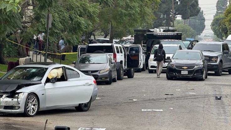 Redada en Los Ángeles 2026: agente federal dispara a migrante salvadoreño y oficial resulta herido