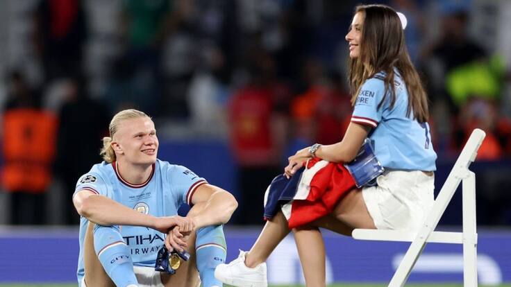 Isabel Haugseng, novia de Erling Haaland es ex futbolista y así fue como conoció al famoso vikingo