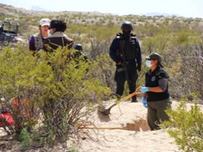 Encuentran 18 cuerpos en narcofosa de Chihuahua