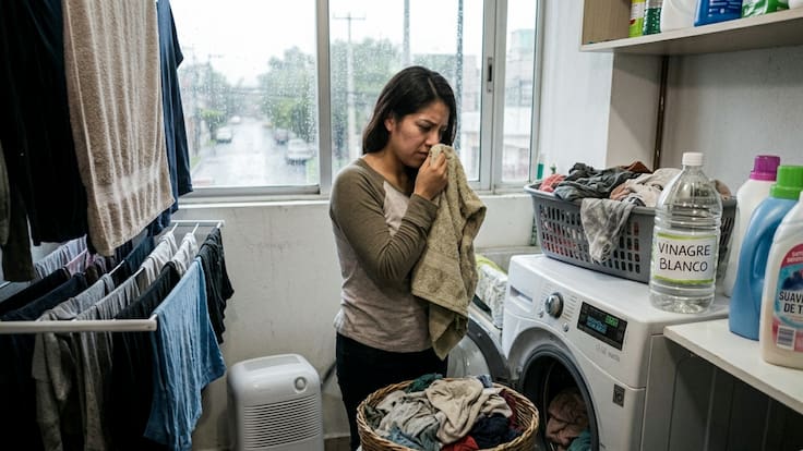 ¿Tu ropa huele a humedad? El truco con vinagre que elimina el mal olor en temporada de lluvias