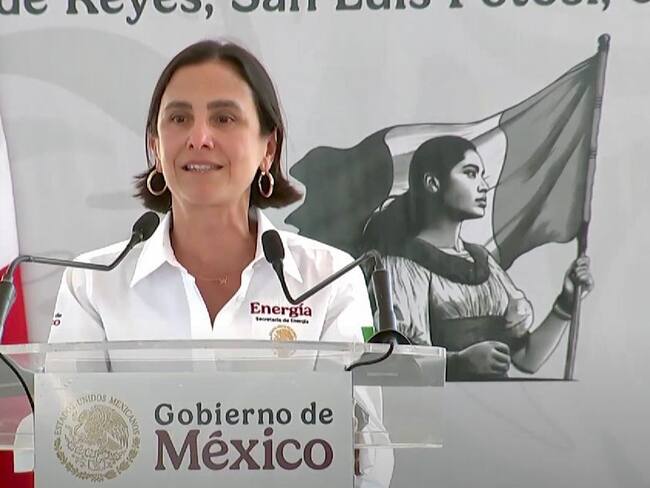 La secretaria de Energía, Luz Elena González Escobar, junto con la presidenta Claudia Sheinbaum Pardo, inauguró la Central de Ciclo Combinado Villa de Reyes