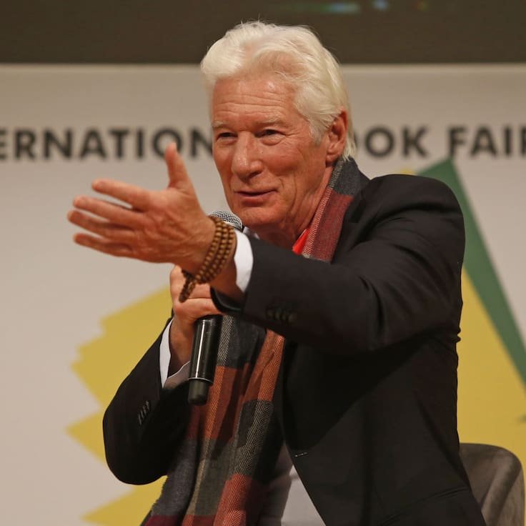 Richard Gere critica a Trump en la FIL Guadalajara y provoca abucheos por mención a Sheinbaum